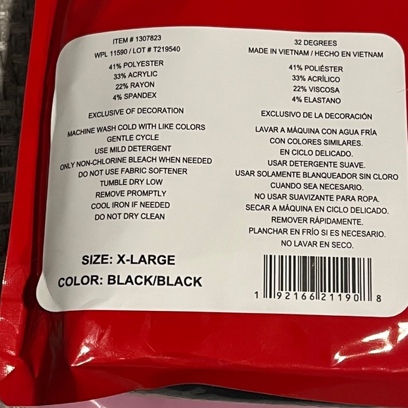 32 DEGREES Men's 2-Pack Performance Lightweight Thermal Base layer Pant,Black XL - Picture 5 of 11